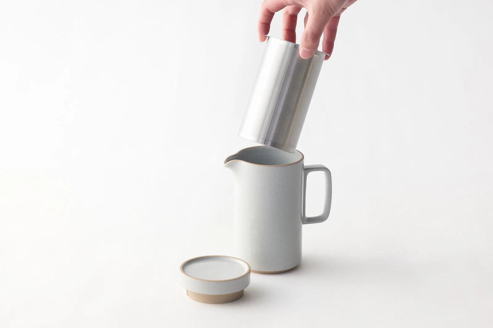 קנקן תה האסמי | אפור מבריק