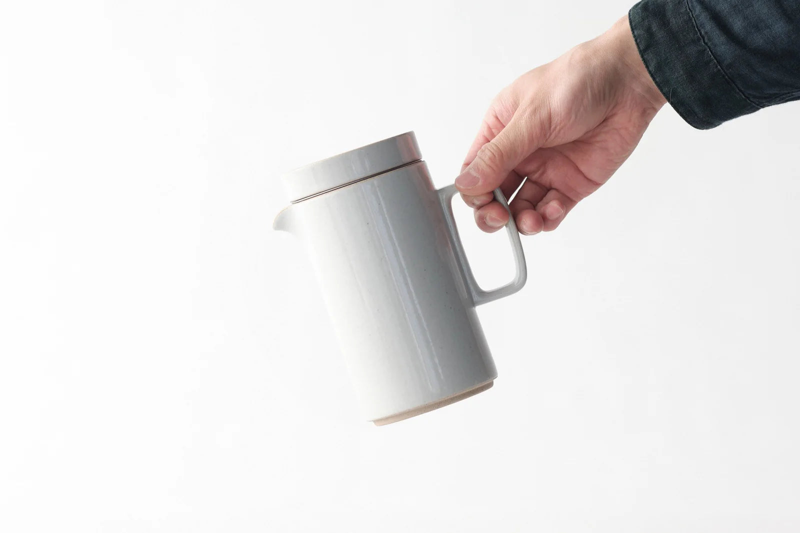 קנקן תה האסמי | אפור מבריק