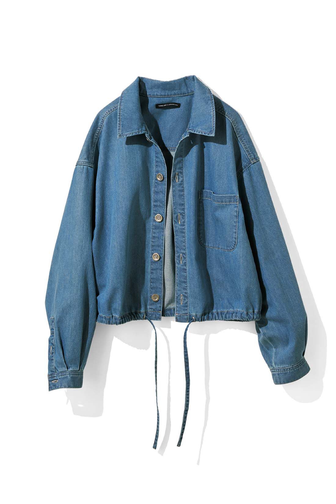 ג’קט‑חולצת ג’ינס