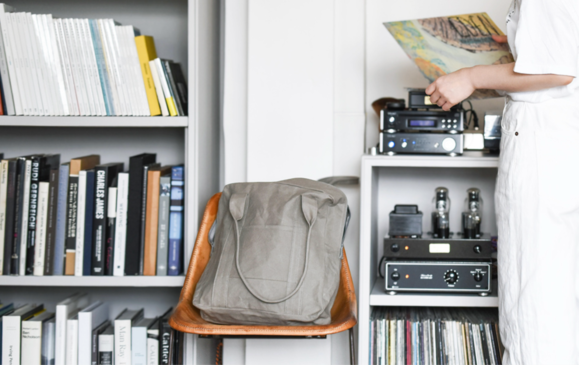 No.9 Kassa Tote Bag | אפור