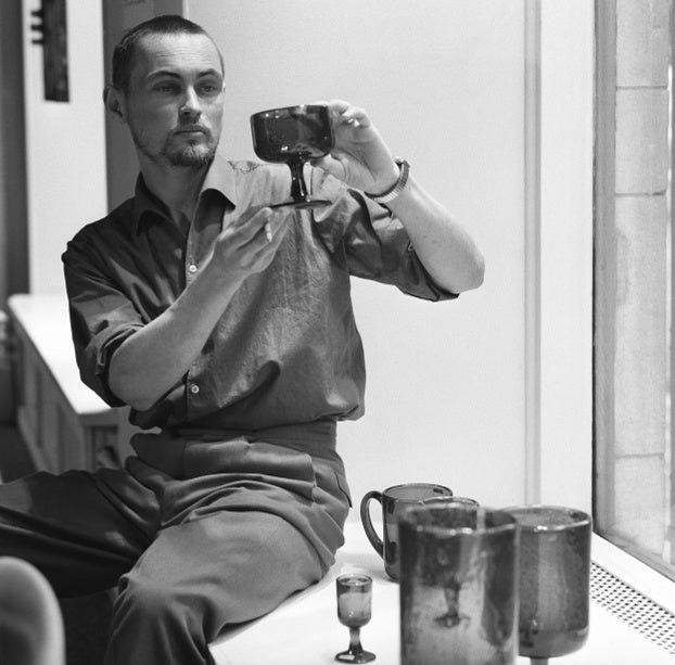 פמוט וינטג שקוף Erik höglund | SH 239