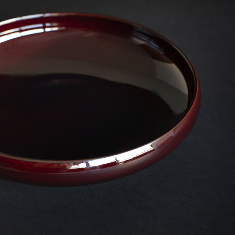 קערת מיאמה | זיגוג ארגמן עמוק