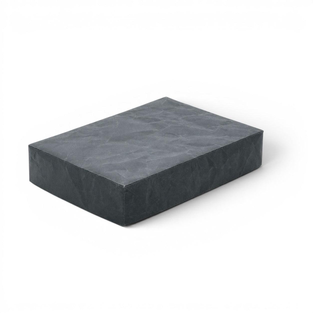 hibino SIWA black A4 storage box made of durable Hard Naoron paper with a minimalist textured finish