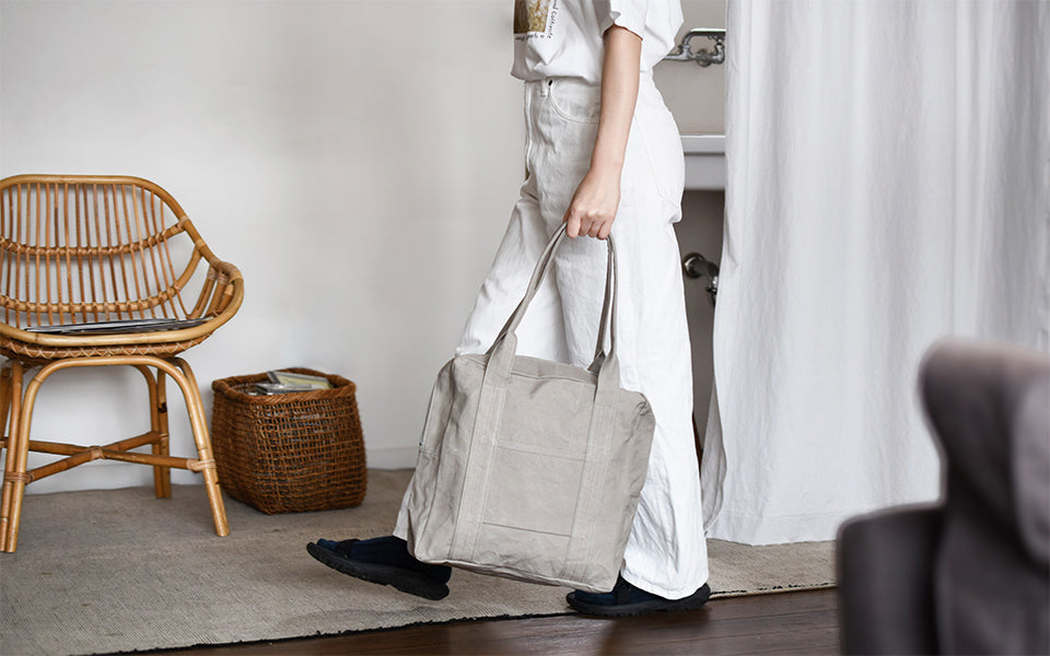 No.9 Kassa Tote Bag | אפור